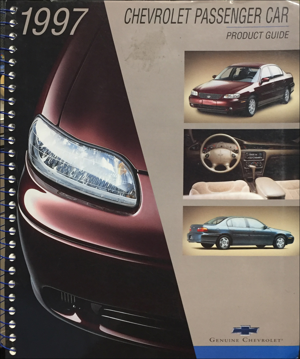1997 Chevrolet Car Color & Upholstery Dealer Album/Data Book Original