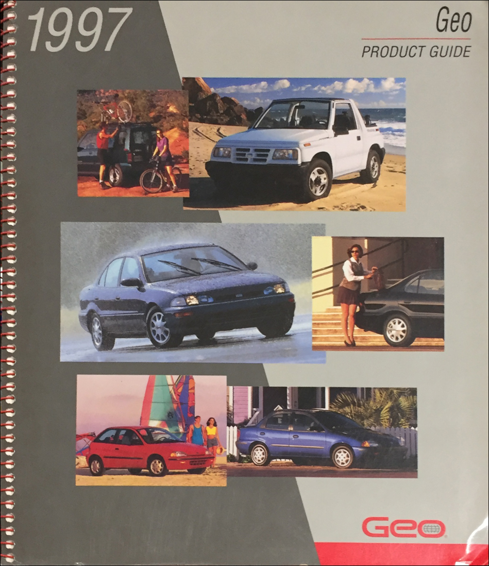 1997 Geo Color & Upholstery Dealer Album/Data Book Original