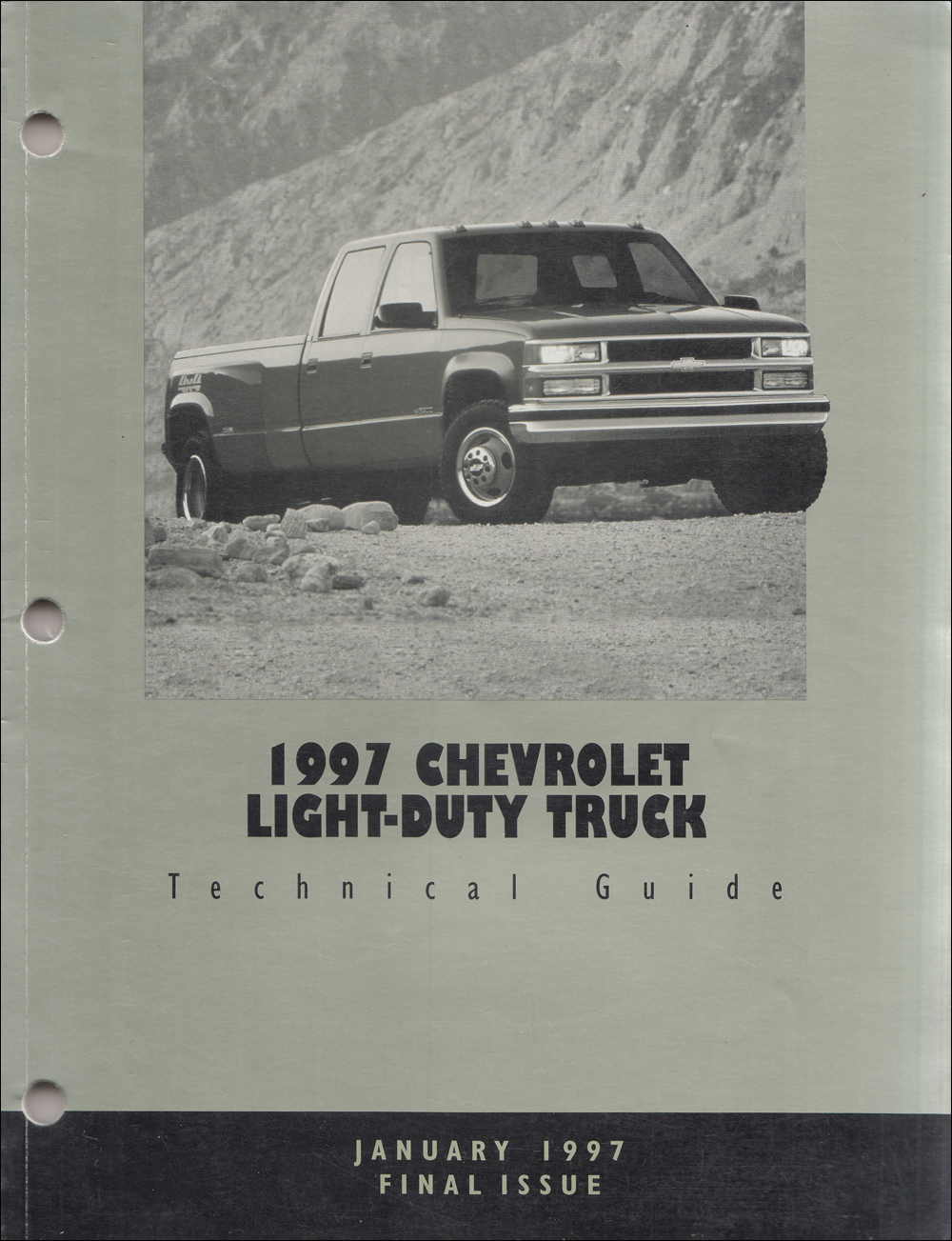 1997 Chevrolet Truck Technical Guide Dealer Album Original Final Issue
