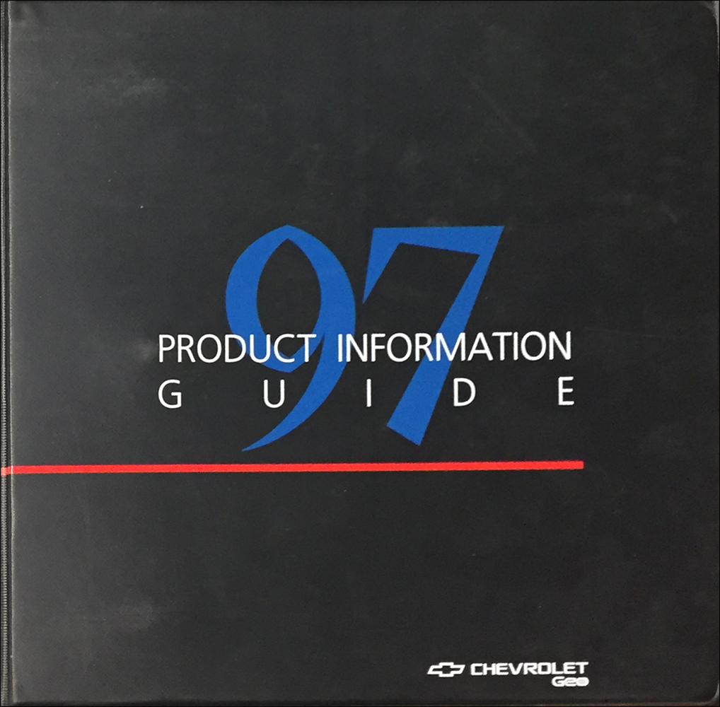 1997 Chevrolet Car/Truck Press Kit Original