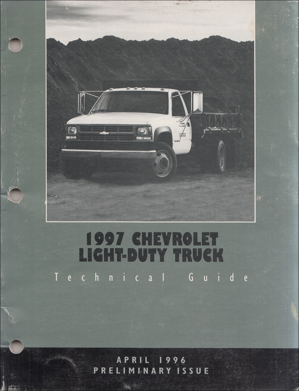 1997 Chevrolet Truck Technical Guide Dealer Album Original Preliminary