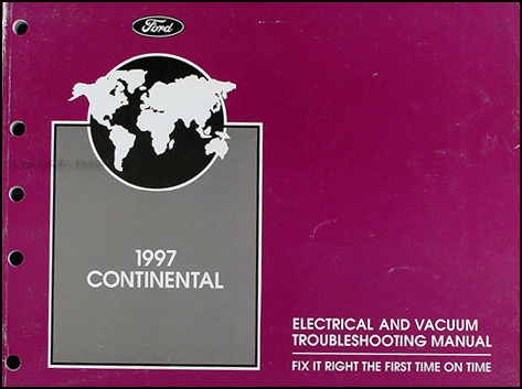 1997 Lincoln Continental Electrical and Vacuum Troubleshooting Manual