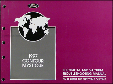 1997 Ford Contour Mercury Mystique Electrical Troubleshooting Manual