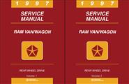 1997 Dodge Ram Van & Wagon Shop Manual Original B1500-B3500