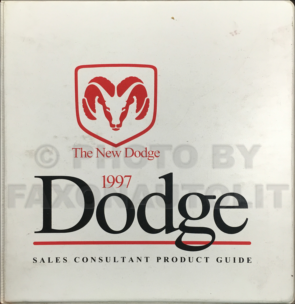 1997 Dodge Sales Consultant Product Guide Original
