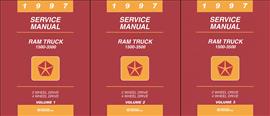 1997 Dodge Ram Truck Shop Manual Original 1500-2500-3500