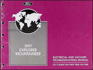 1997 Ford Explorer Mercury Mountaineer Electrical Troubleshooting Manual