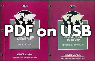 1979 Ford Truck CD Shop Manual 79 F100-350 Pickup Bronco and Van