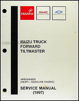 1997 NPR, W4, 4000 Gas Repair Manual Original 