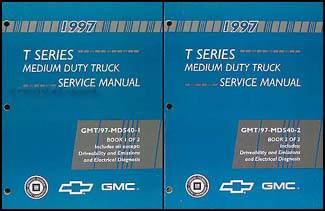 1997 T Series Tilt Cab Medium Duty Truck Service Manual Repair Shop Manual
