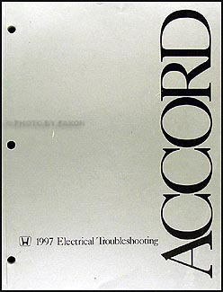 1997 Honda Accord Electrical Troubleshooting Manual Original