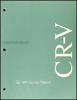 1997 Honda CR-V Repair Shop Manual Original