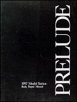 1997-2001 Honda Prelude Body Repair Manual Original 