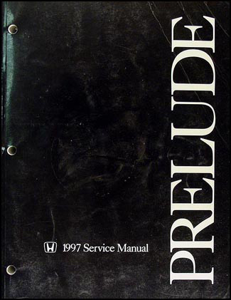 1997 Honda Prelude Repair Manual Original