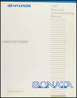 1997 Hyundai Sonata Electrical Troubleshooting Manual Original Supp.