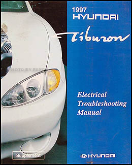 1997 Hyundai Tiburon Electrical Troubleshooting Manual Original 