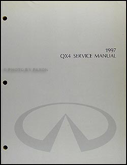 1997 Infiniti QX4 Repair Manual Original 