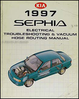 1997 Kia Sephia Electrical Troubleshooting Vacuum Hose Routing Manual