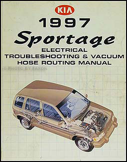 1997 Kia Sportage Electrical Troubleshooting & Vacuum Routing Manual