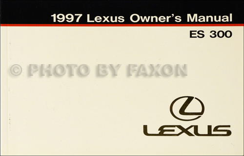1997 Lexus ES 300 Repair Manual Original 