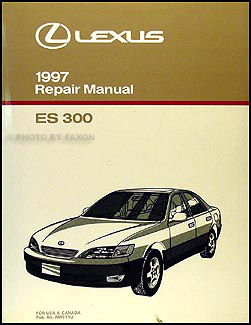 1997 Lexus ES 300 Repair Manual Original 