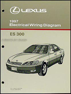 1997 Lexus ES 300 Wiring Diagram Manual Original