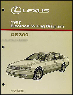 1997 Lexus GS 300 Wiring Diagram Manual Original