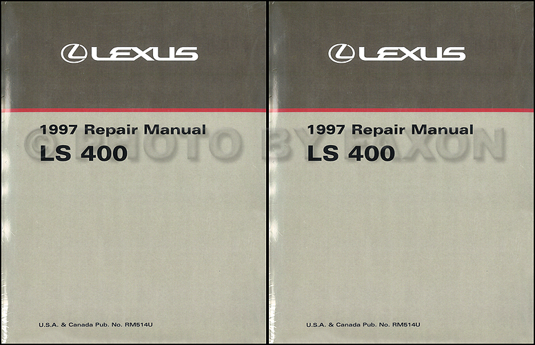 1997 Lexus LS 400 Repair Manual Original 