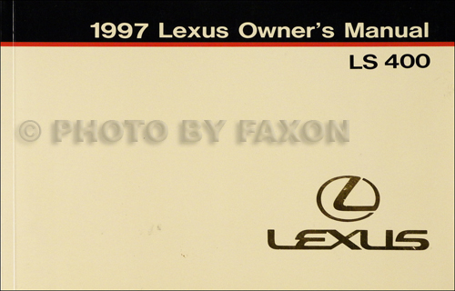 1997 Lexus LS 400 Repair Manual Original 