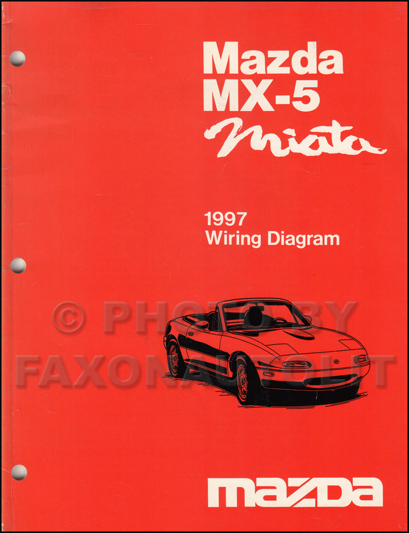 1997 Mazda MX-5 Miata Wiring Diagram Manual Original