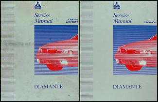 1997 Mitsubishi Diamante Repair Manual Set Original