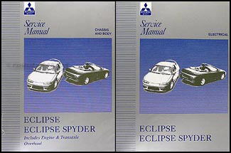 1997 Mitsubishi Eclipse/Eclipse Spyder Repair Manual Set Original