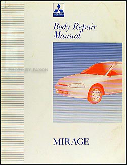 1997-2002 Mitsubishi Mirage Body Manual Original