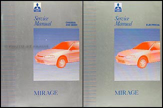 1997 Mitsubishi Mirage Repair Manual Set Original