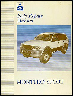 1997-2003 Mitsubishi Montero Sport Body Manual Original
