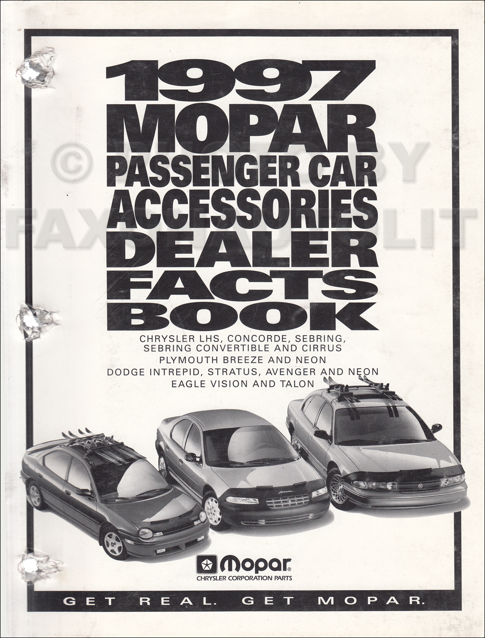1997 Mopar Car Accessories Facts Book Original