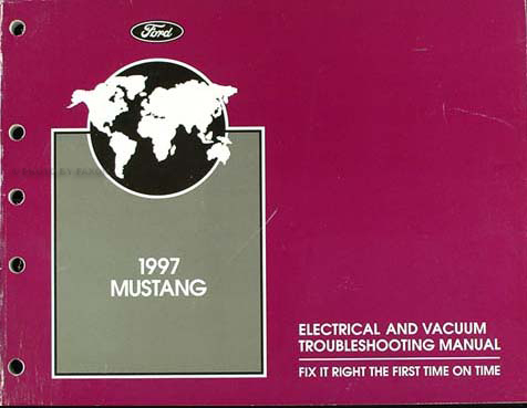 1997 Ford Mustang Original Electrical & Vacuum Troubleshooting Manual