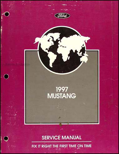 1997 Ford Mustang Shop Manual Original 