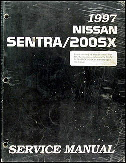1997 Nissan Sentra/200SX Repair Manual Original