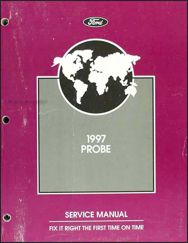 1997 Ford Probe Shop Manual Original 