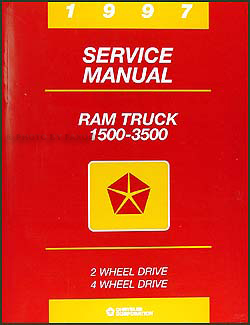 1997 Dodge Ram Truck Shop Manual Original 1500-2500-3500