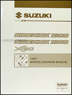1997 Suzuki Sidekick 1600 and Sport 1800 X-90 Wiring Diagram Manual