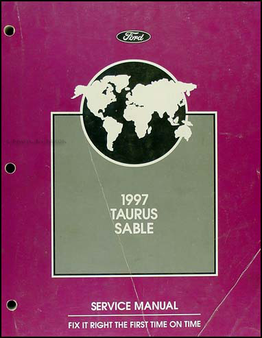1997 Ford Taurus & Mercury Sable Shop Manual Original