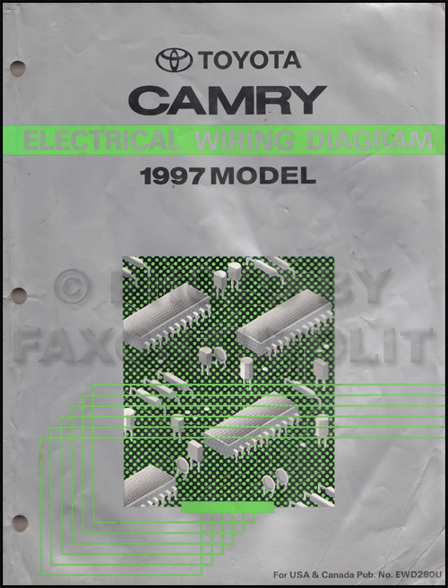 1997 Toyota Camry Wiring Diagram Manual Original