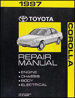 1997 Toyota Corolla Repair Manual Original