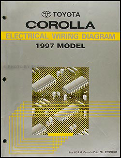 1997 Toyota Corolla Wiring Diagram Manual Original