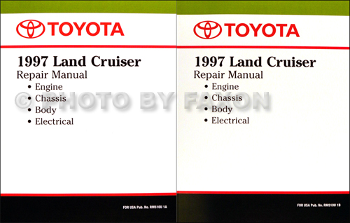 1997 Toyota Land Cruiser Repair Manual Original 