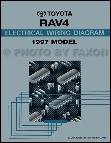 1997 Toyota RAV4 Wiring Diagram Manual Original