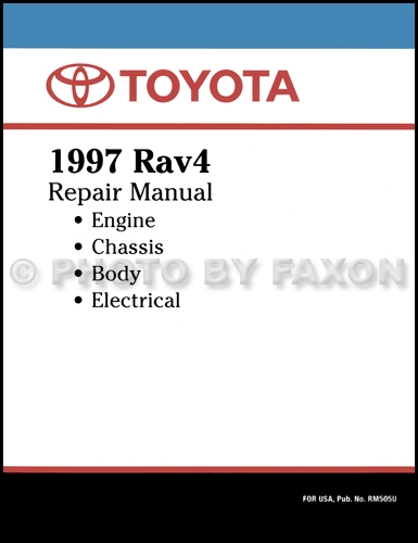 1997 Toyota RAV4 Repair Manual Original