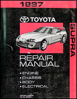 1997 Toyota Supra Repair Manual Original  